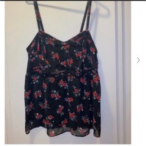 Floral tank top